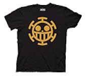 Ripple Junction One Piece Trafalgar Law Pirate Symbol Anime Adult T-Shirt Black