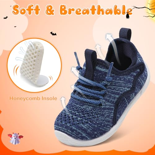 Relxfeet Toddler Boys Girls Slip On Shoes First Walking Shoes Lightweight Breathable Non-Slip Sneakers Infant Tennis Shoes thumb #3