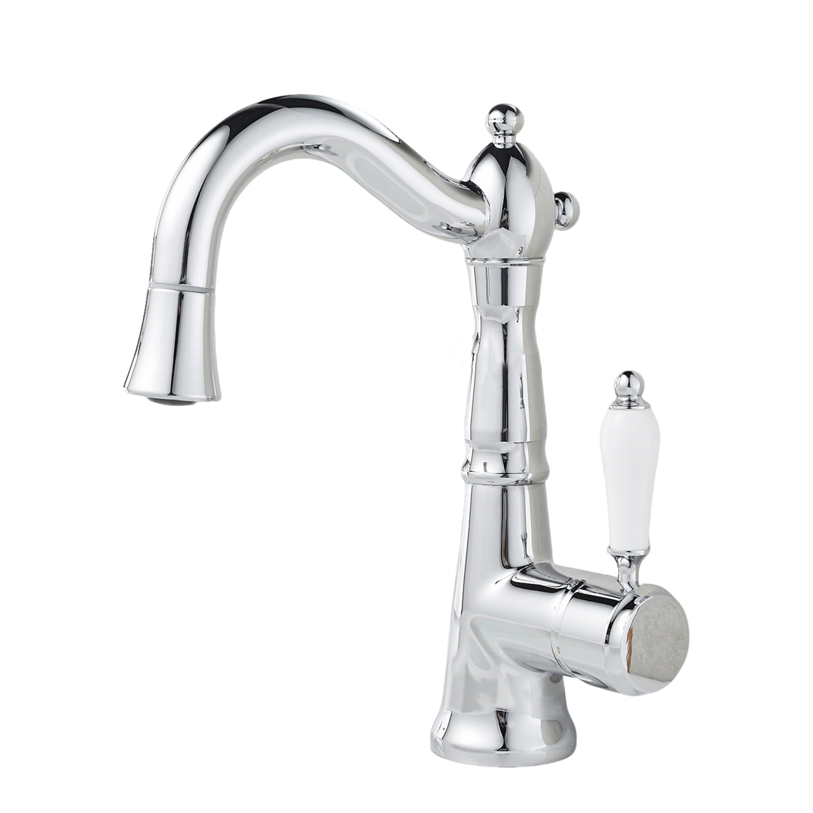 Robinet salle de bain avec douchette extractible 360° pour un nettoyage facile du lave-main