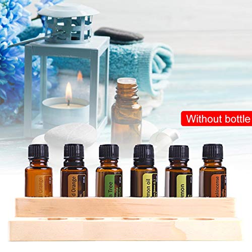 11 Loch Aromaöl Organizer Ätherische Öle Ständer Holz Regal Aroma Öl Halter 15ml Sammlung Behälter Flasche Duftöl… – Bild 7
