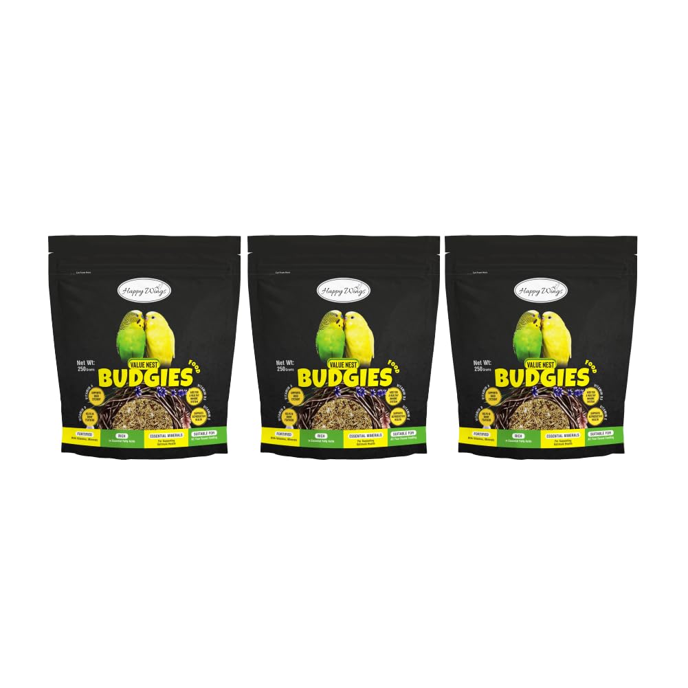 Happy Wings Value Nest Budgies Pack of 3 (B0CGVHRX1C) Amazon Price History, Amazon Price Tracker