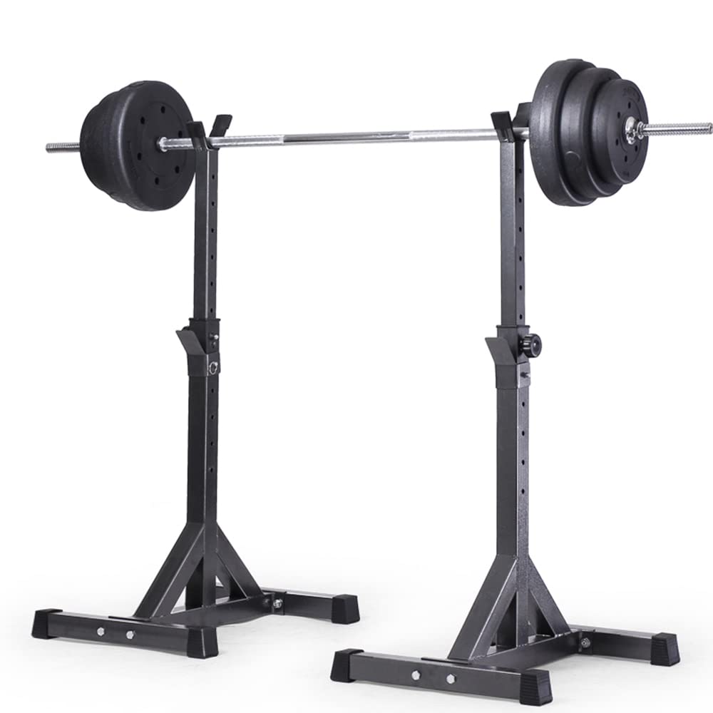 OTQEFTN Large Fitness Dumbbell Rack Squat Rack Adjustable Barbell Rack Bold Barbell Rack Weightlifting Rack Split Squat Rack Fitness Equipment Dumbbell Holder