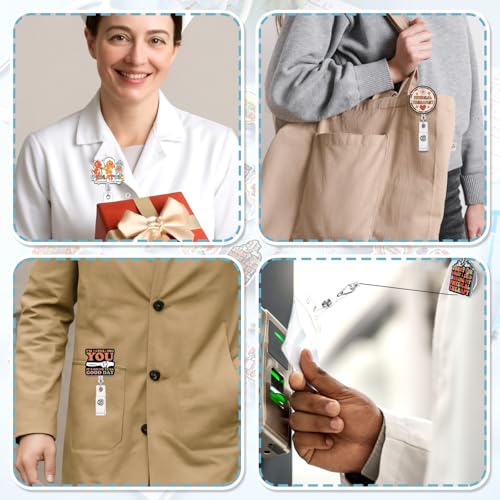 Bobine de badge rétractable kinésithérapeute lot de 36 pièces drôles pour hôpital