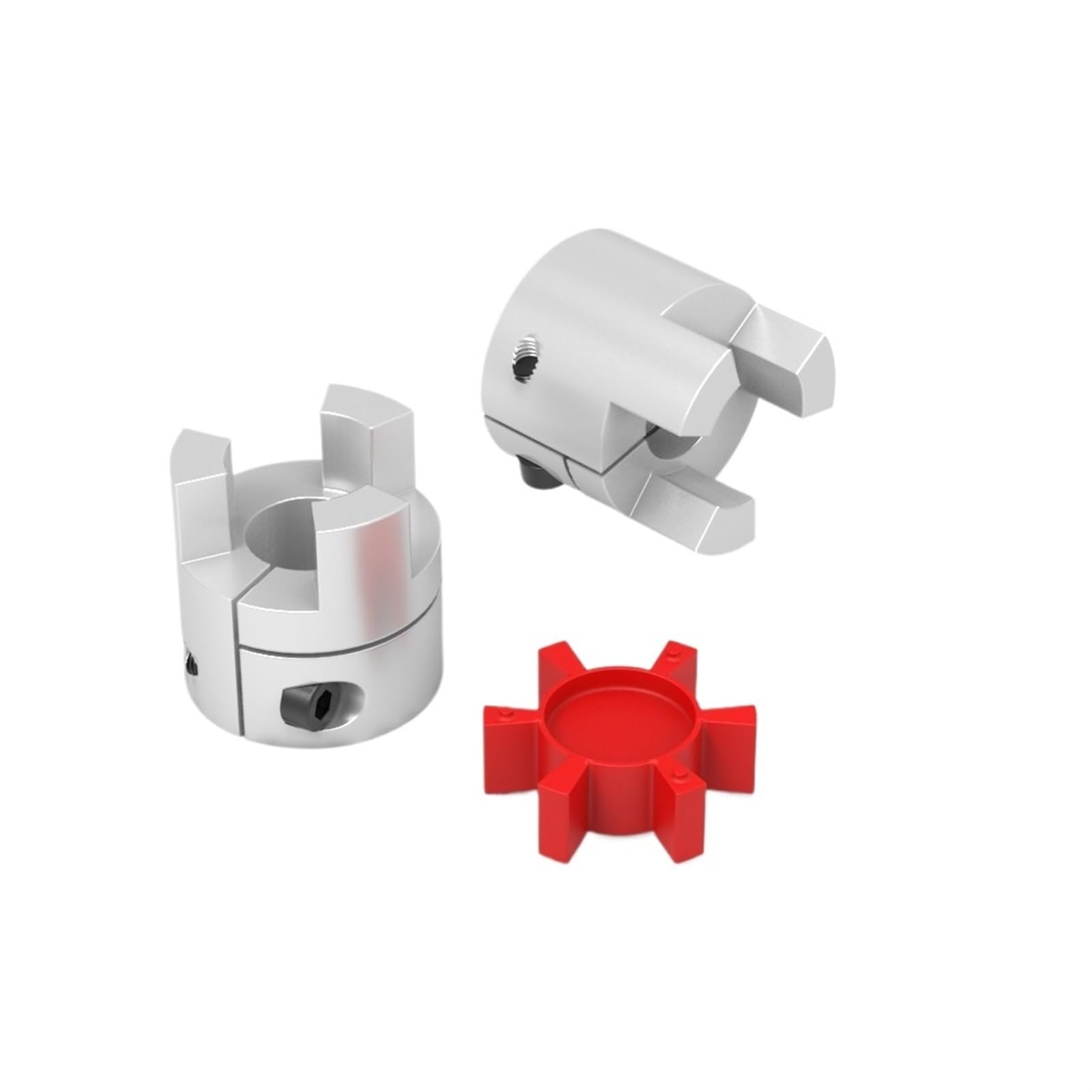 XB D40L66A Coupleur à Trois mâchoires en Aluminium Plum Accouplement d'arbre Flexible Connecteur de Moteur Accouplements Flexibles 8 mm-22 mm(10mm-19mm)