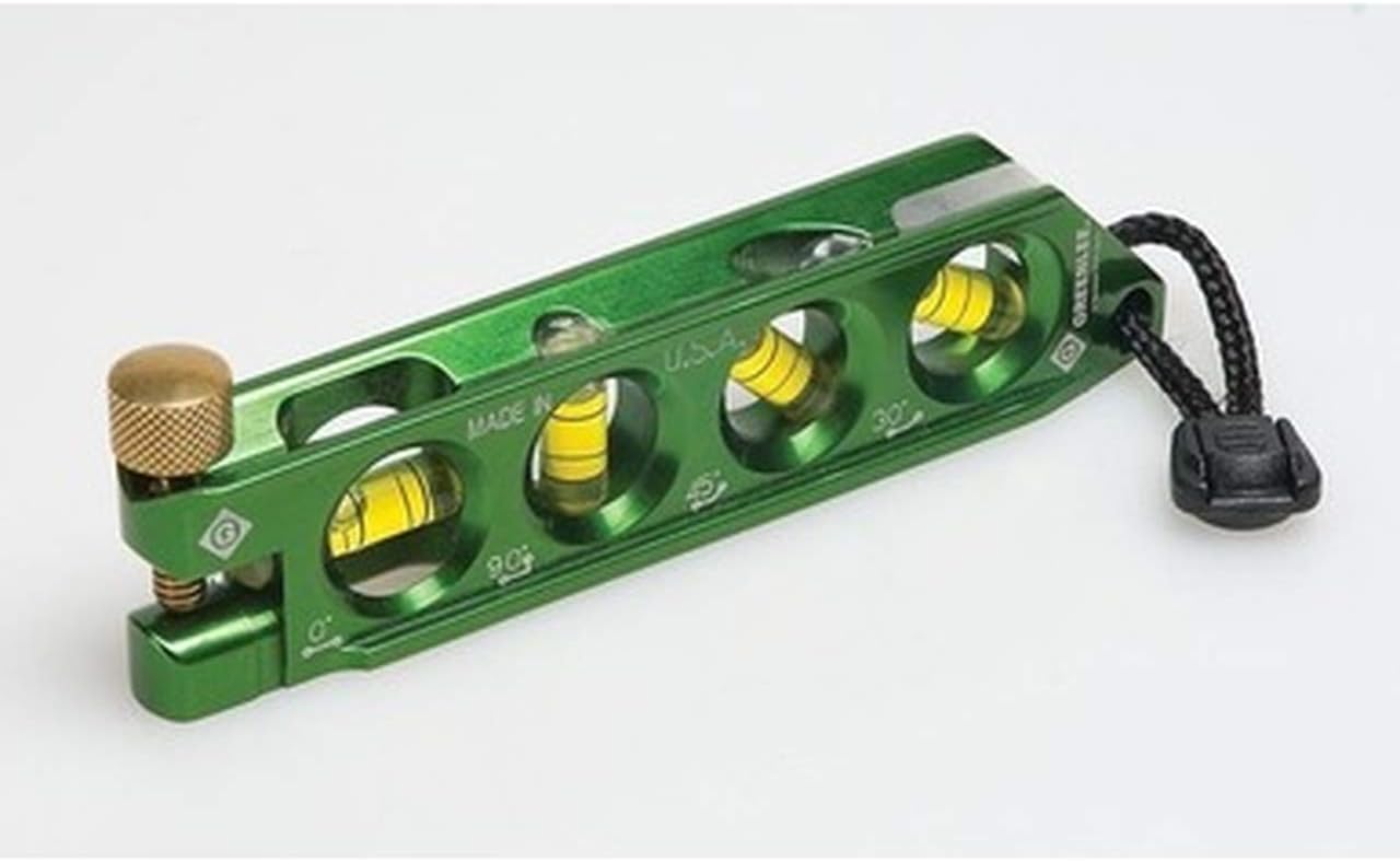 Greenlee L77 Mini Magnetic Bubble Level with Conduit Bending Offset Aid