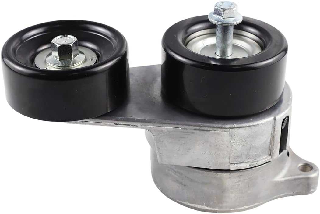 Belt Tensioner Assembly with Serpentine Drive Belt Compatible with Honda Ridgeline Pilot Odyssey Crosstour Accord 2011-2017, 31170-RV0-A01 56992-RV0-A05