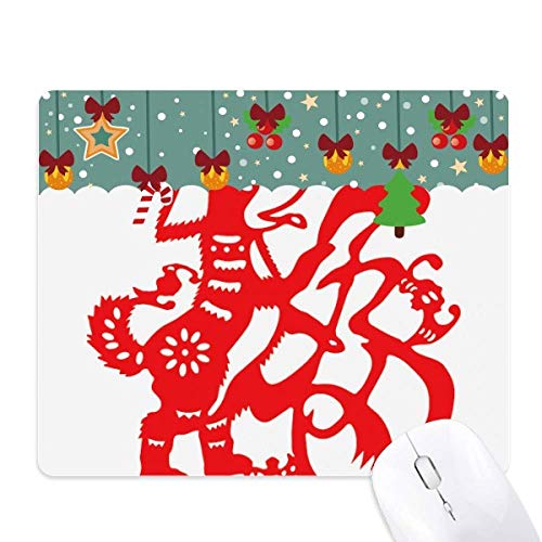 Tapis de souris Noël caoutchouc pour éviter les glisses sur le bureau