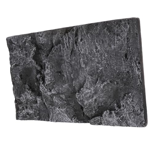 Fondo negro para tanque de reptiles y tortugas acuáticas con relieve 3D 8