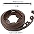 20 Ft Landscape Edging Kit, Brown Garden Edging Border with 20 Edging Plastic Stakes, Landscaping Edging Roll for Flower Bed Lawn Driveway Yard