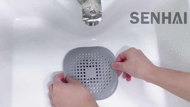 Protezione Scarico In Silicone - 2 Pezzi Con Filtro Anti Capelli Per Doccia - Foto 5