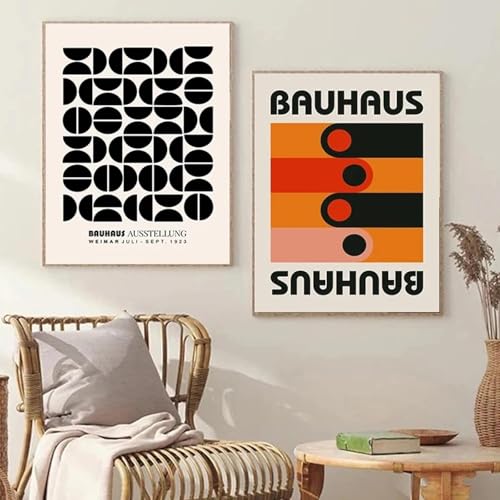 Affiches nordique toile Bauhaus 40x60cm pour rénover vos murs