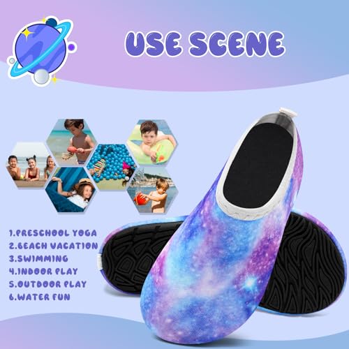 Image of Kids Water Shoes Girls Boys Outdoor Quick Dry Barefoot Aqua Socks for Toddler Sport Beach Swim Surf