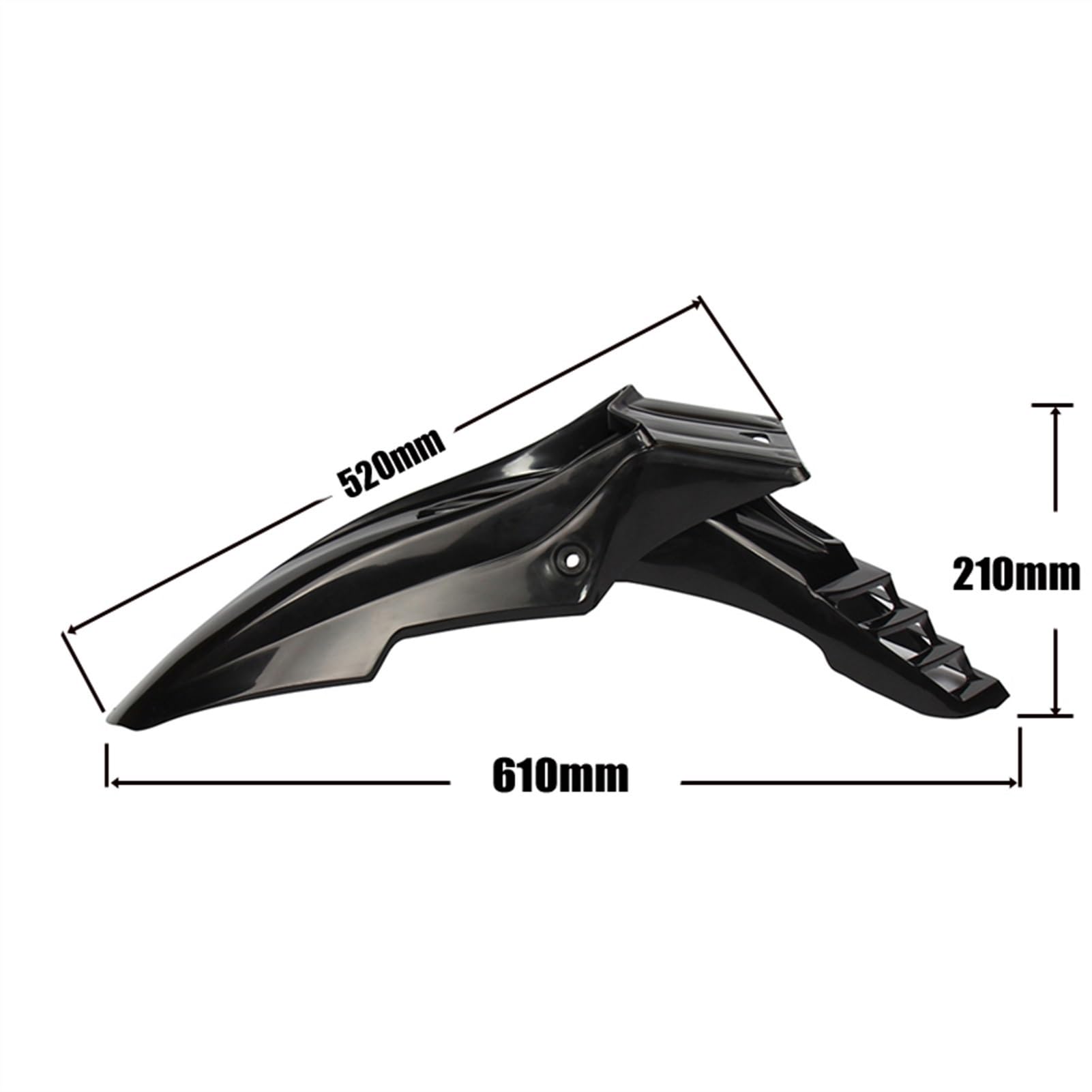 Accessori per motociclette Per BSE 250cc Dirt Pit Bike MX Moto Off Road Parafango Anteriore Copertura(Orange black)