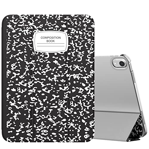 Image of MoKo for iPad (A16) 11th Generation Case 11 Inch 2025, iPad 10th Generation Case 10.9 Inch 2022, Slim Stand Hard PC Translucent Back Shell Smart Cover, Support Touch ID, Auto Wake /Sleep,Notebook Black