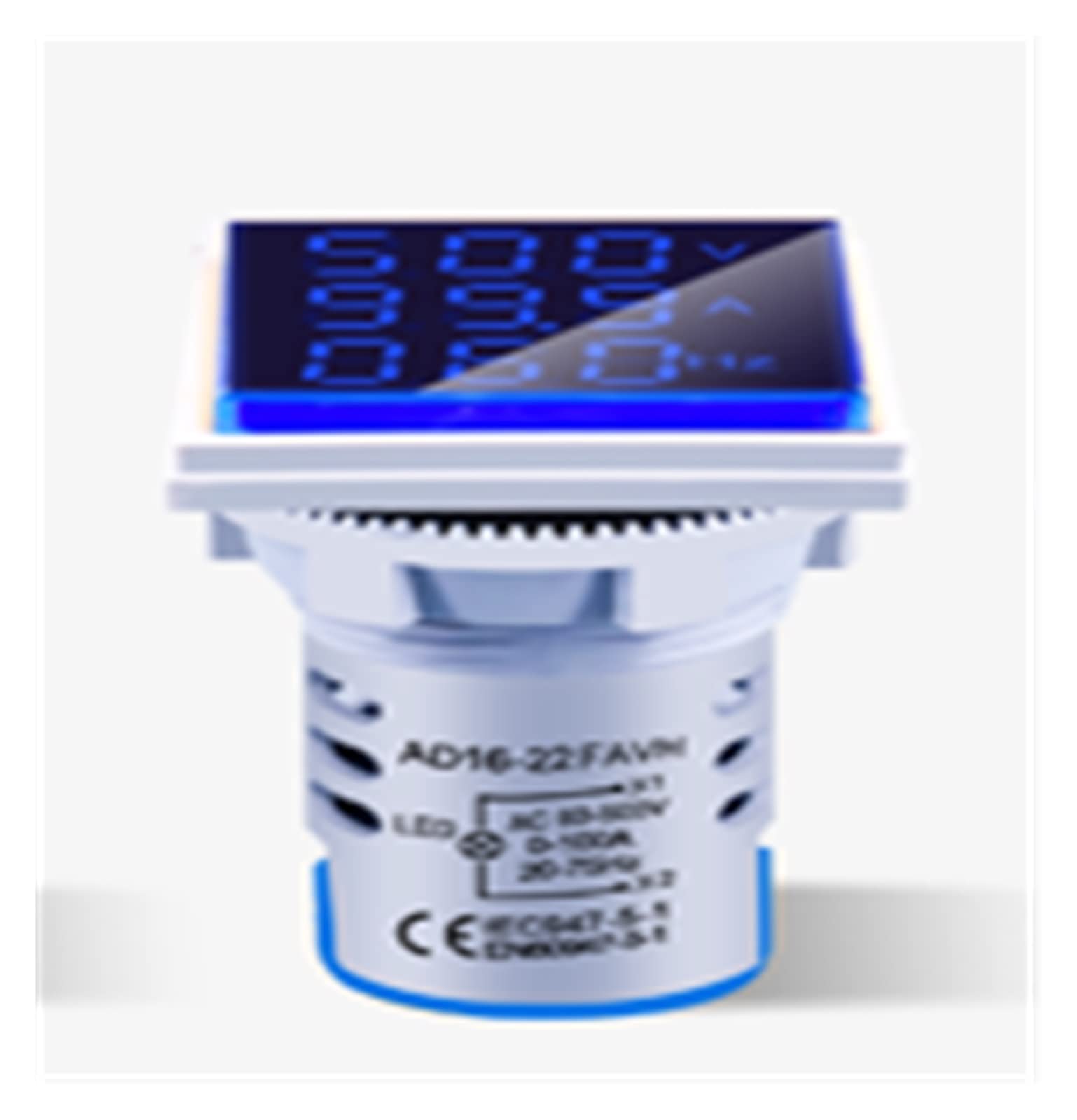 Voltmètre ampèremètre LED AC 60-500V 100A testeur détecteur de tension courant 220V