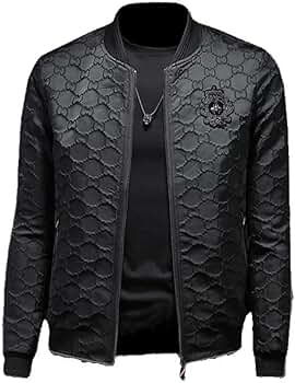 Xingfenly Stand Collar Autumn Winter Men' Jackets Letter