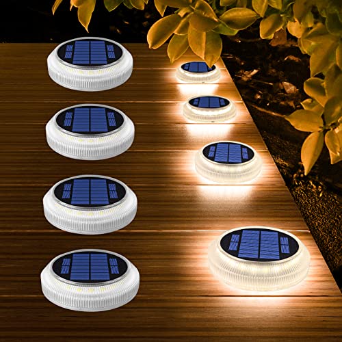 YiLaie Luz Solar Exterior, Solares LED Jardin 360° Lámparas de...