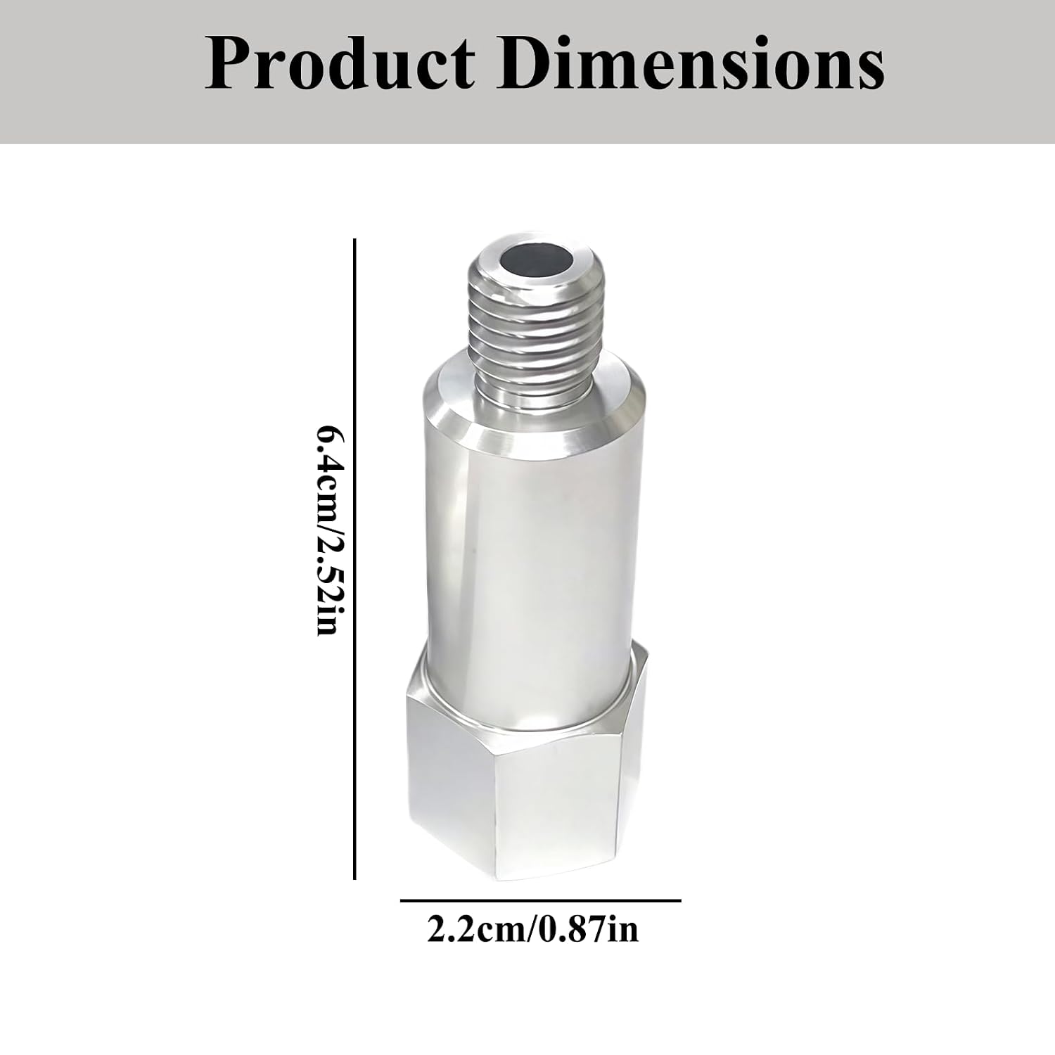 Aluminium Coolant Water Temperature Sensor Adapter, Swap Coolant Water Temperature Sensor Adapter for Engine LSX LS1 LS3 LS2 LM4 LM7 L76 LQ9 LR4 LS6 L92 L99 L33 LR4 LH6