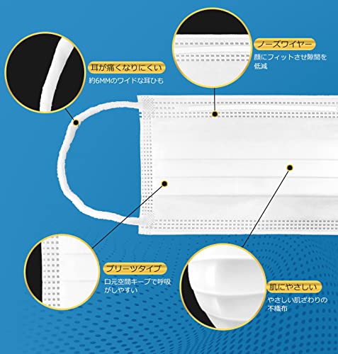 大晶『不織布マスクやわらか耳ひも』
