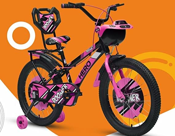 Hero Cycles Boomer 20 inch Fat tyre Unisex Bike for Kids, Ideal for 6 to 10 Years. (Pink) (B0BYVZFYD2) Amazon Price History, Amazon Price Tracker