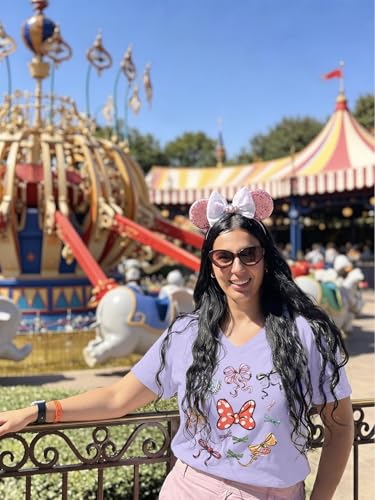 Image of NANYUAYA Plus Size Magic Shirts for Women Castle Kingdom Graphic Magical T Shirt Cute Holiday Princess Tee Vacation Tops