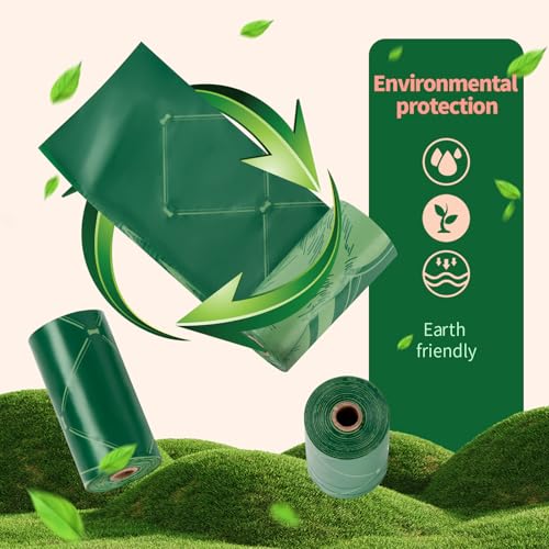 Image of Poop Bags for Dogs,Leak Proof and Extra Thick Waste Bag,Dog Poop Bag Rolls,Pet Waste Bags,1 Poop Bag Holder and 270 Bags for Dog Walking and Cats