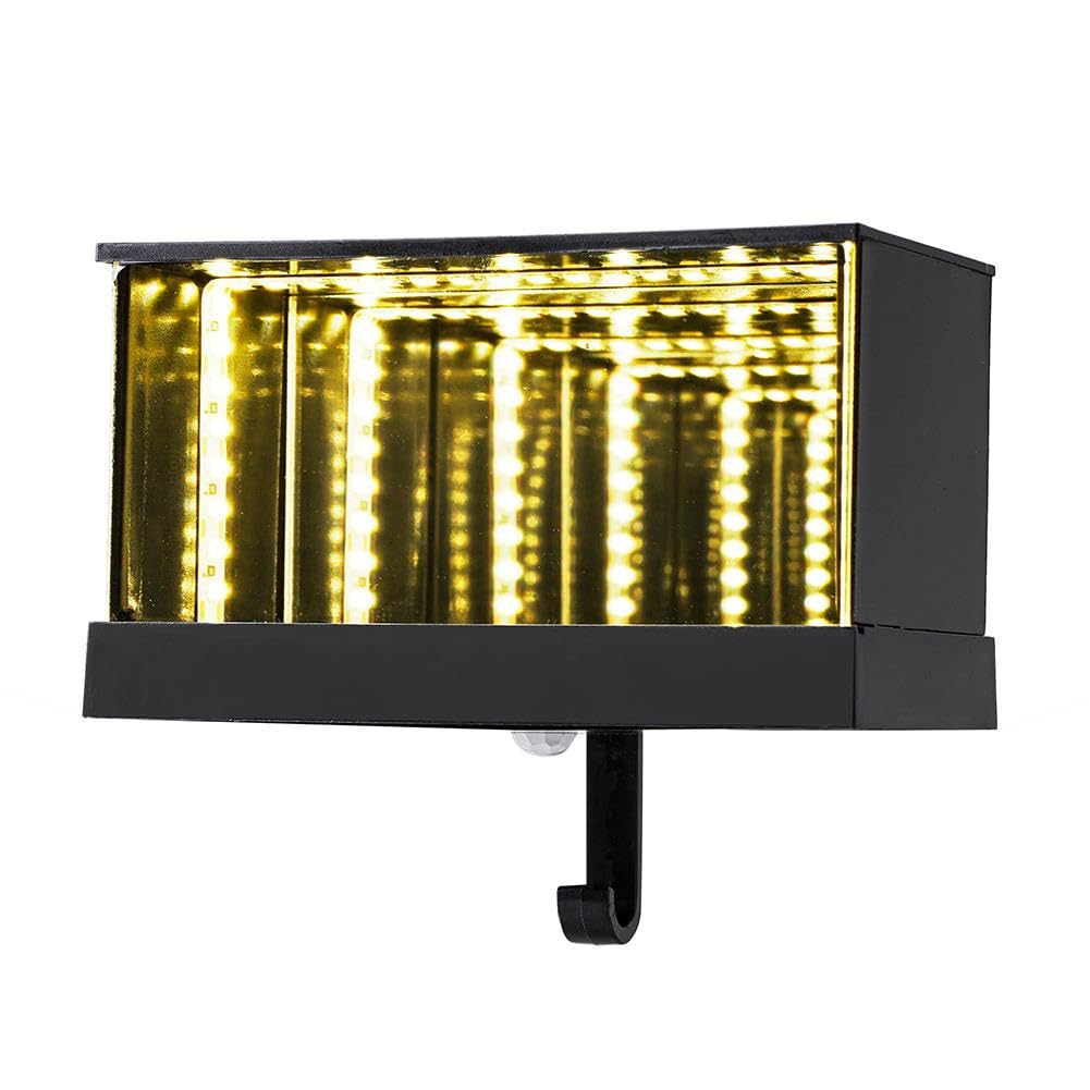 Infinity Garage Keychain Hanger, Car Garage Key Holder for Wall, Wall Mounted 3D Keys Rack with LED Light, Keychain Organizer for Entryway, Entrances, Corridors, Front Doors