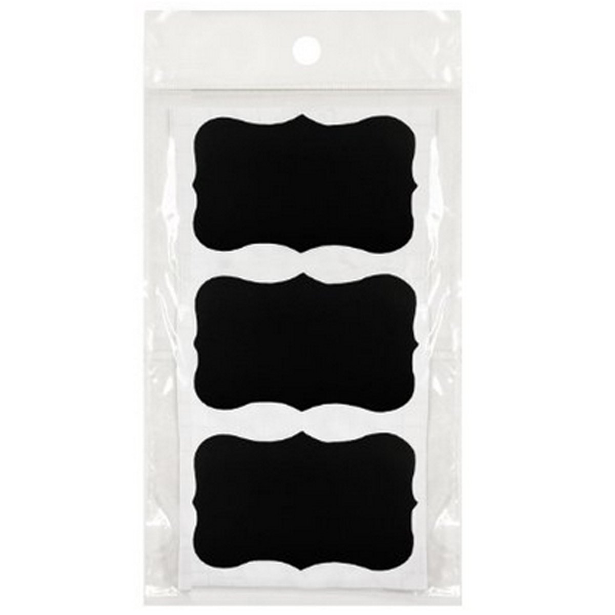 Wrapables Rechteck Fancy Tafel Aufkleber/Sticker mit Kreide-Stift, 3,5 von 2 Zoll, Set 51