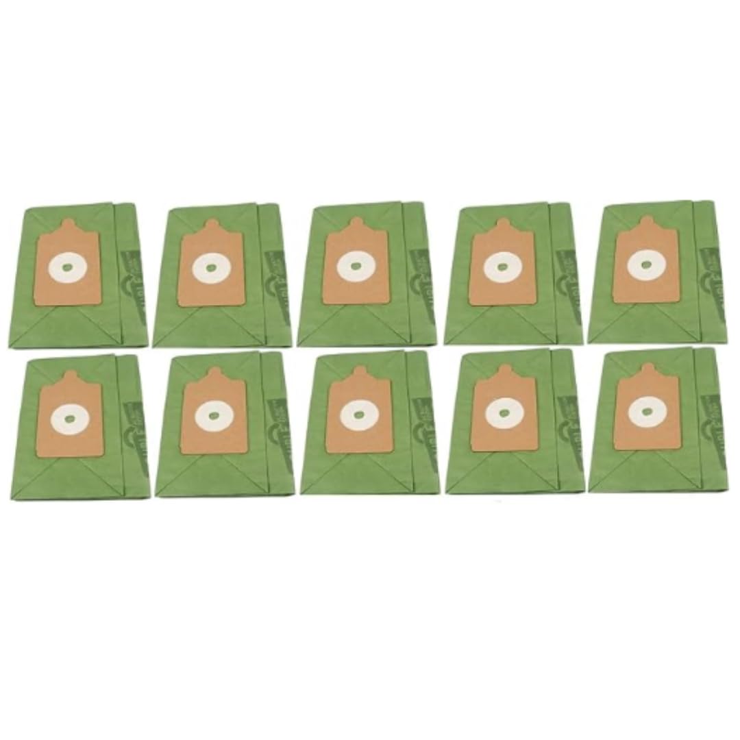 Utiz Green Replacement Double Layer Paper Dust Bags For Numatic Henry Hetty Hoover Pack Of 10 Nvm1b | Hvr200 | Nvr200 | Jvc235
