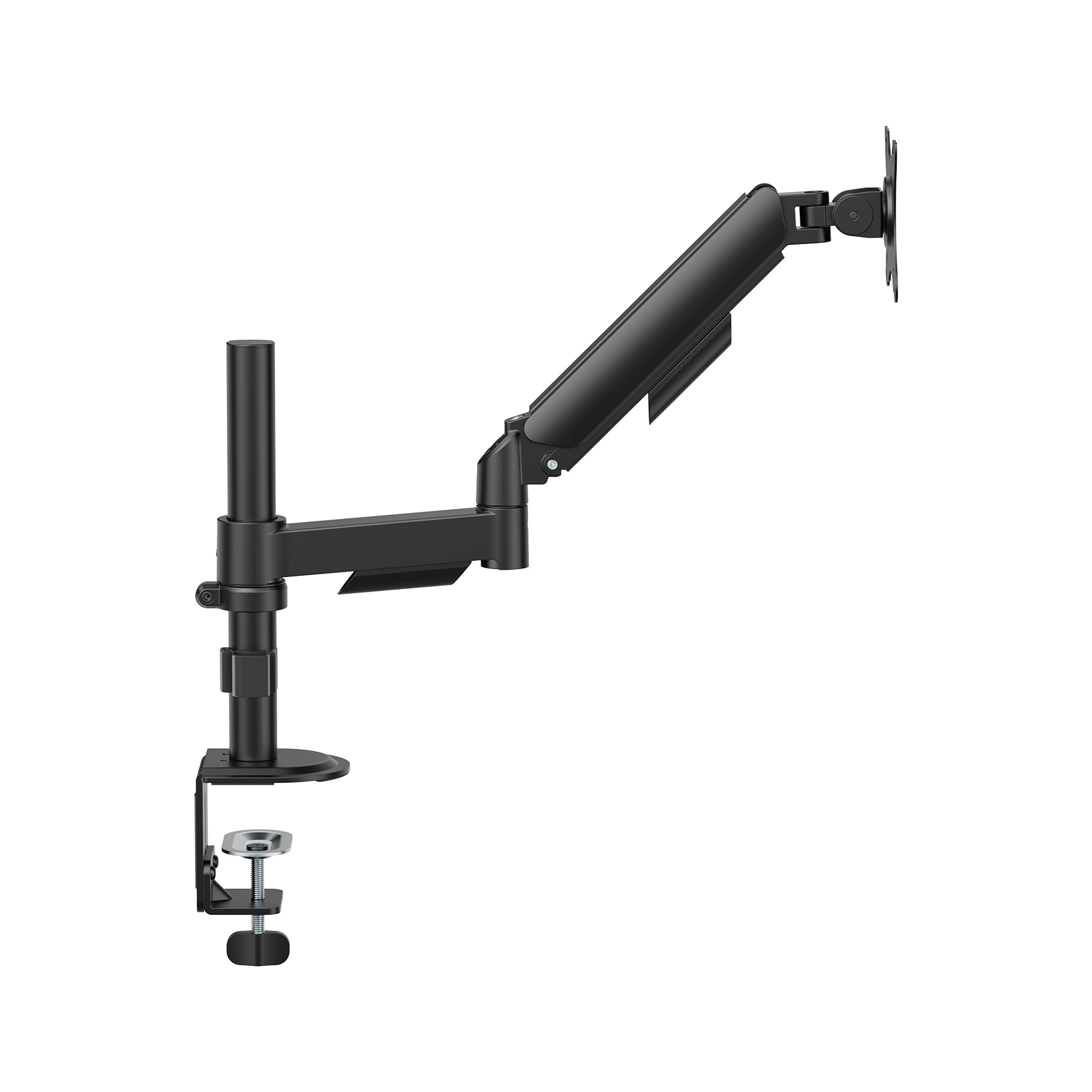 KIMEX Supporto schermo PC 1 schermo 17"-32" con asta nero 015-2703