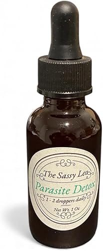 Parasite Cleanse Detox Tintura herbaria Ajenjo Clavo Raíz de bardana Nogal Negro Casco - Inflamación, Limpia, Inmunidad, Digestión, Desintoxicación