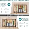 SINGAYE Clothes Rack Portable Closet Coat Wardrobe Heavy Duty Clothing Racks System Organizers and Storage for Hanging Clothes Garment Rack Adjustable with Shelves Black