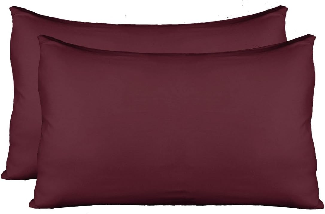 Extra Soft Jersey Knit Pillow Cases, Standard Size with