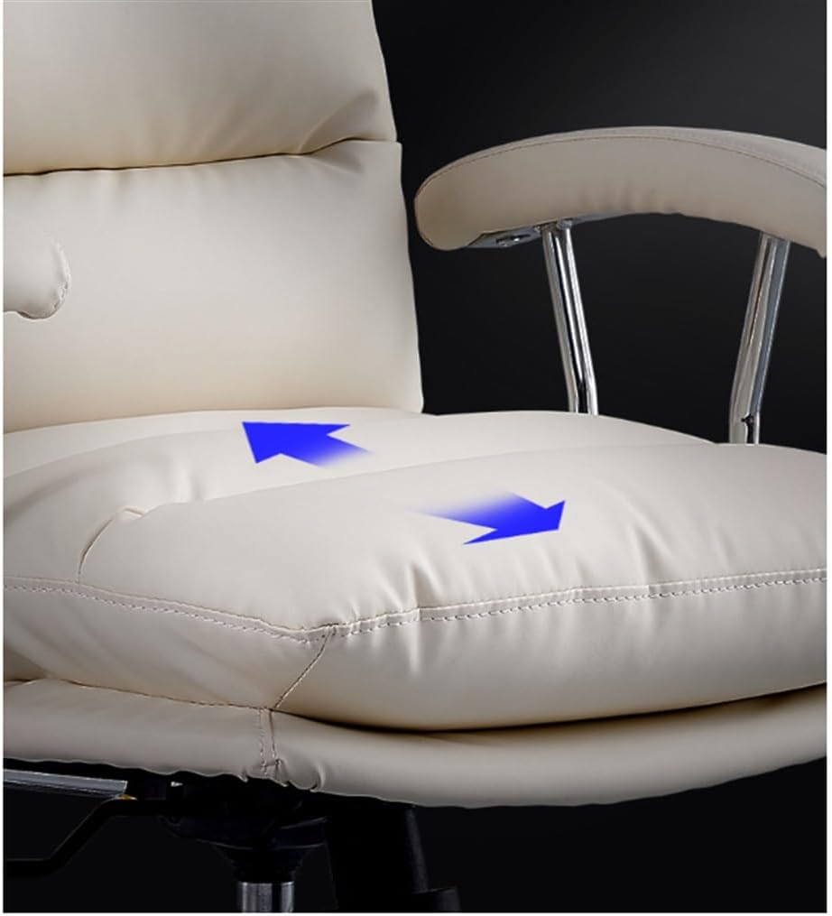 Genuine Leather Office Chair for Comfortable and Long-Lasting Sitting Waist Protection Boss's