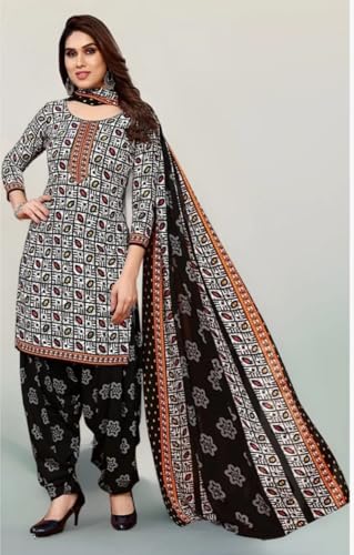 Image of Priyashi Women Unstiched Crepe dress materials | Crepe Salwar Suit for women with dupatta | suit material for women unstitched