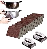 Esponja de Nano carborundum, Esponja de Nano esmeril para Limpiar Manchas con Carborundorum para una Limpieza rápida, Almohadillas para Fregar Resistentes a la Suciedad y al Desgaste (B)