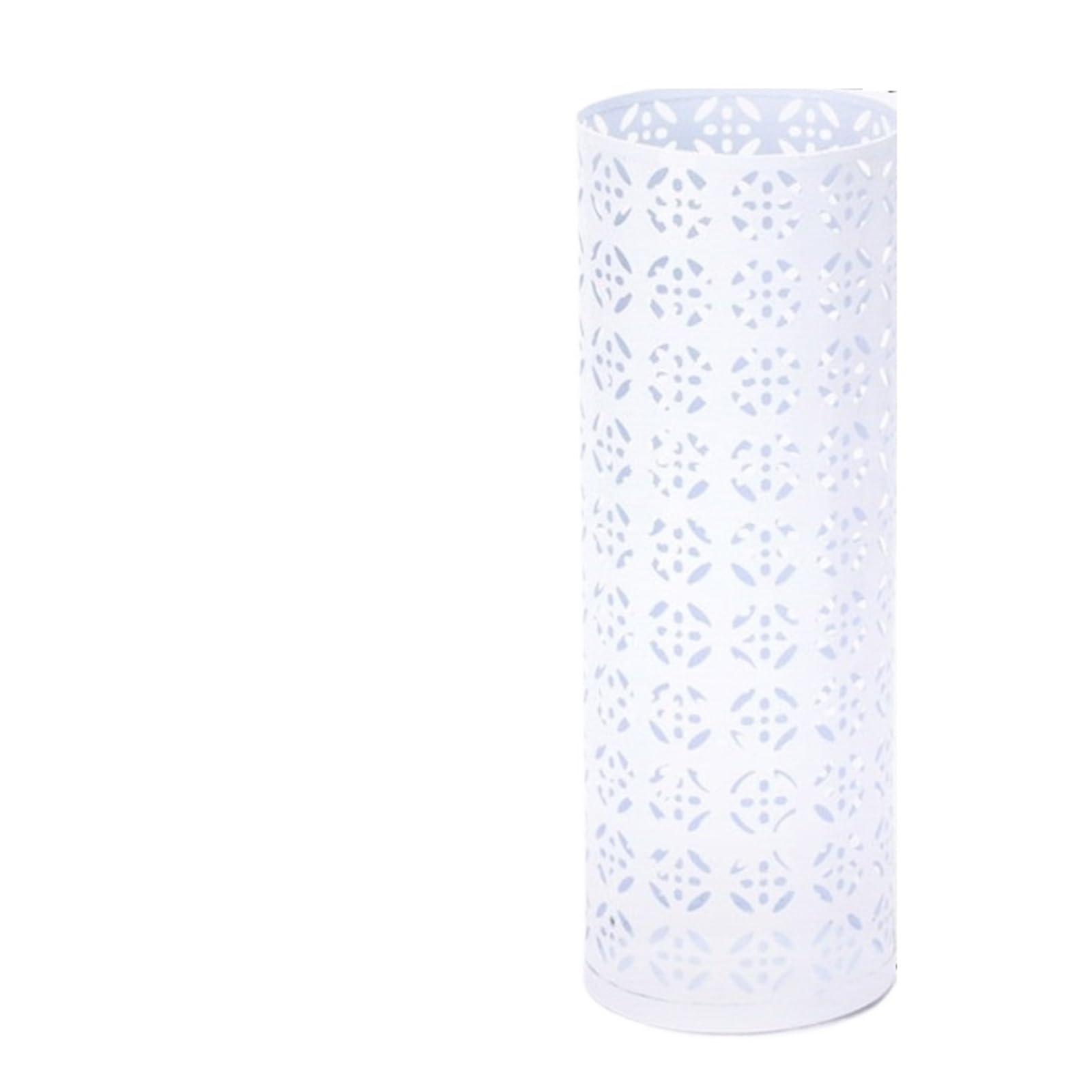 PSNKLMM Metal Umbrella Stand Hollowed Round Rack Freestanding Organizer Bin For Home Hotel Office
