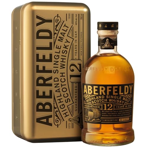 Aberfeldy 12 Year Old Single Malt Scotch Whisky in confenzione