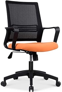 CLL Silla de Oficina Silla de Escritorio Silla de Trabajo ergonómica Compacto ° Bloqueo ° Rotación Superficie del Asiento Elevación Base de Resina de Nailon Reforzado