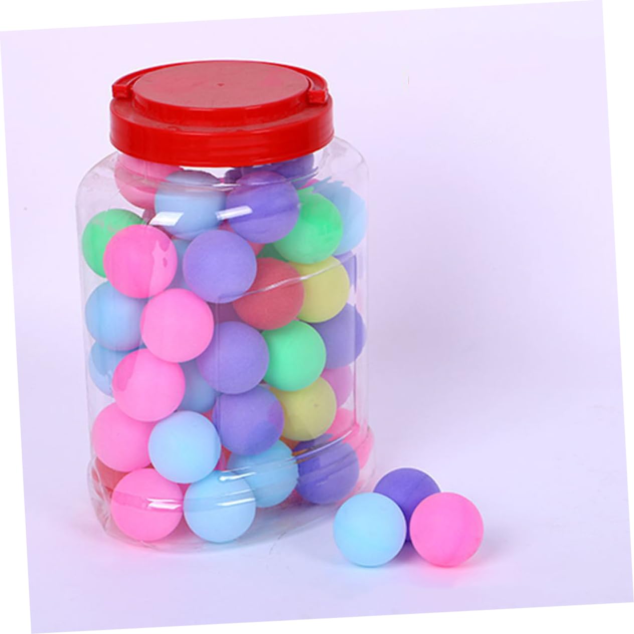 SUPVOX 60 Pcs 40mm Pong Balls for Training for Competitions Practice Parties Random