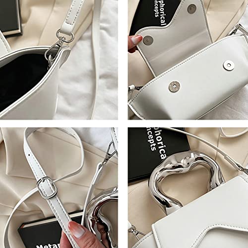 Image of Small Silver Bag Crossbody Bags Satchels Y2K Evening Bags Handbag for Women Hobo Bags Shoulder Bags Tote Bag for Women 2026