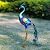 dreamskip Metal Peacock Garden Decor Outdoor Statue, 26" Metal Yard Art Peacock Garden Sculptures Outside Decoration for Home Patio Lawn Backyard, Gift for Moms Grandma Women