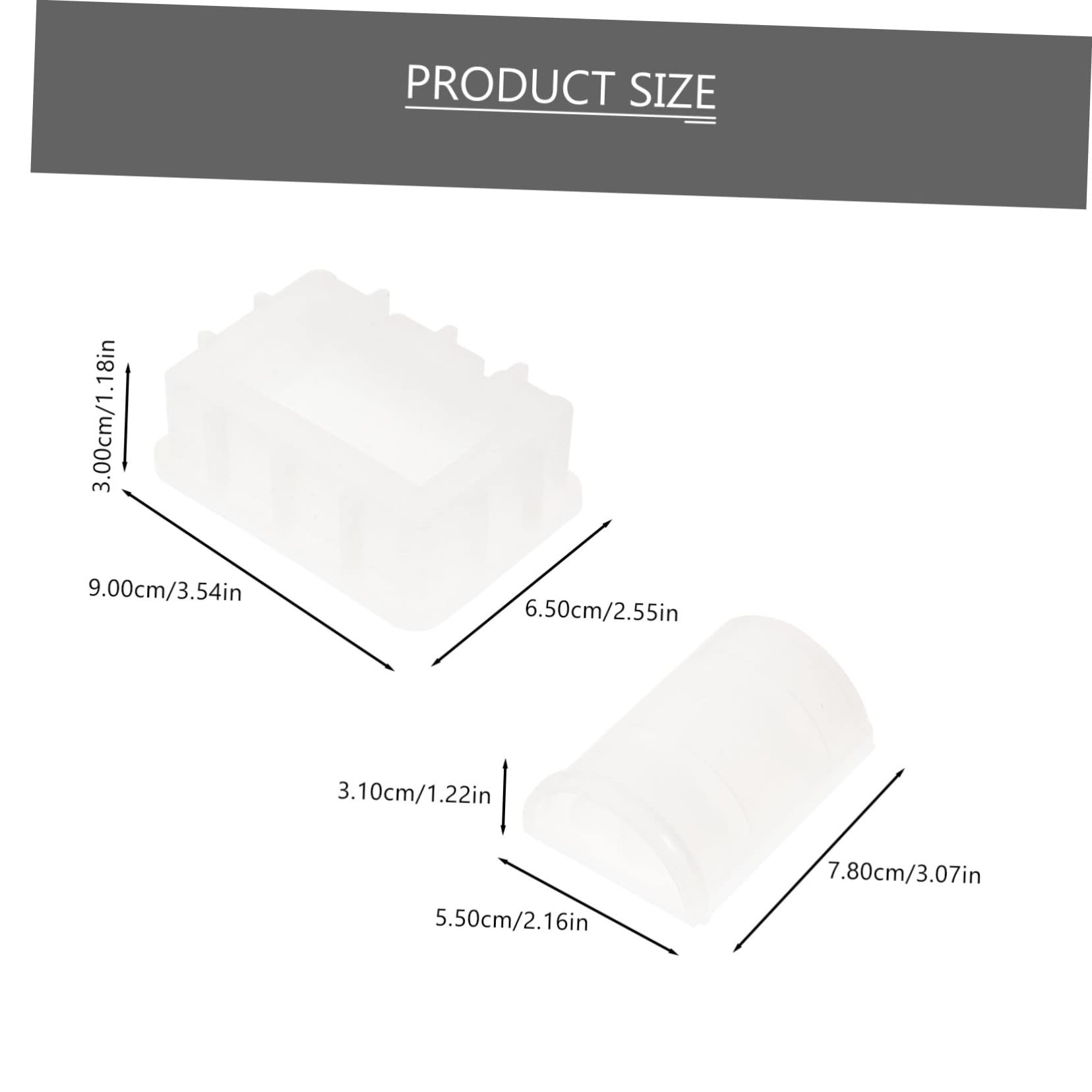 SEWACC 3juegos Moldes De Para Caja De Almacenamiento De Epoxy Reutilizable Para Manualidades y Proyectos