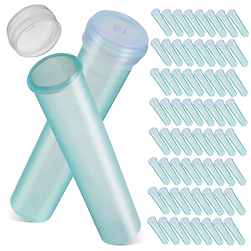 BEBEMOKO Flower Stem Water Tubes 100pcs Floral Storage Tubes Reusable Plastic Water Bottles for Flower Arrangements
