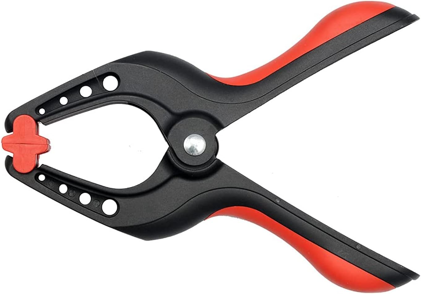 YT-64272 Spring Clamp|Movable Flat pressure|Made of Plastic|Spring Clamp for Pipe|Spring Clamps for Wood|Welding|Drilling|Industrial tools|Power Tools|Home Tools|Steel, Black, 91mm