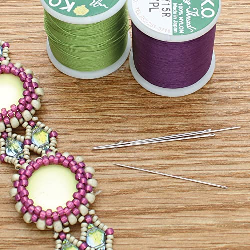 Sharps Beading Needles, Size 11, 12 Needles Per Card, European Quality, Shorter Needle For Smaller Areas, All Purpose Sewing Needle, Use For Mending And General Hand Sewing #TOP4