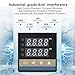 XDAEZWFQ -C900 Digital PID Temperature Controller Universal Input 4-20mA Output Solid State Relay Industrial Thermostat(C900 MAB)