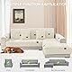 LINGKY Samt Sofabezug 1 2 3 4 Sitzer, L Form Sofaüberwurfe, Ecksofa Sofa überzug Pets Dog Couch überzug Anti-rutsch Sofaschutz, Ultra Weicher Sofaschoner (Beige,90x120cm/Rechteckig)