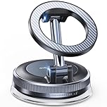 Coolpow Porta Cellulare Auto Magnetico,Supporto Telefono Auto per Magsafe [Ventosa Sottovuoto & Magneti Potenti] Supporti Telefono Accessori Auto Interno Kit per iPhone 17/Parabrezza/Cruscotto