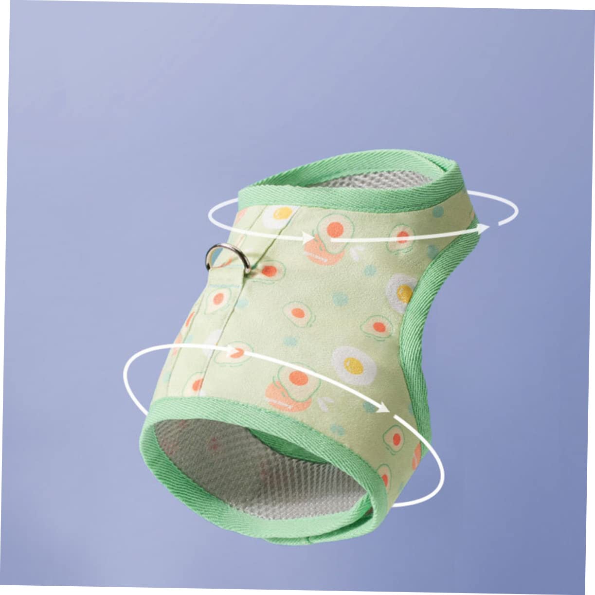 VANZACK 3juegos Arnés De Malla Transpirable para Perros con Correa Arnés y Liviano para Cachorros Diseño Adorable y Cómodo para Paseos Al Aire